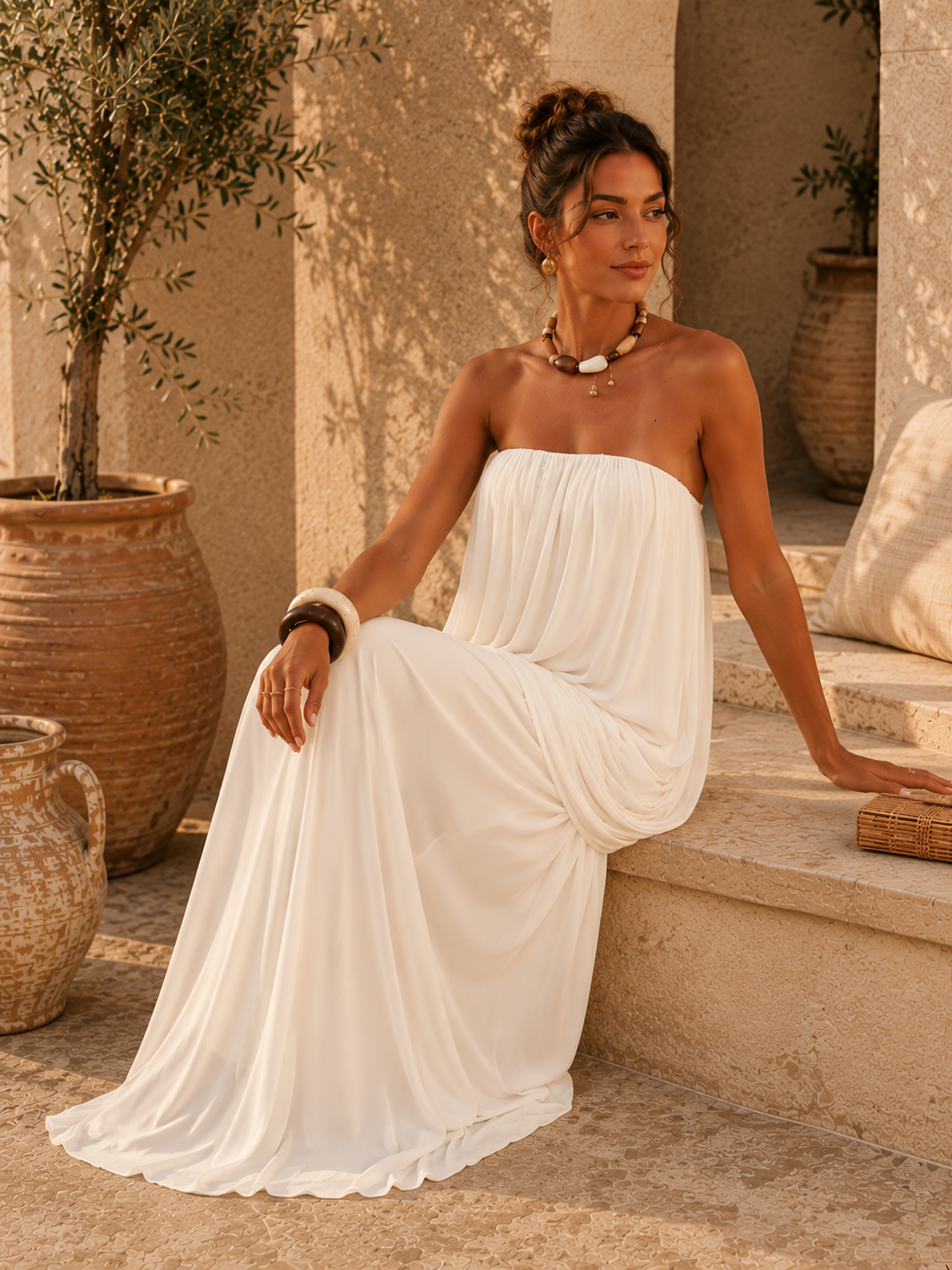 Vestido Marfil