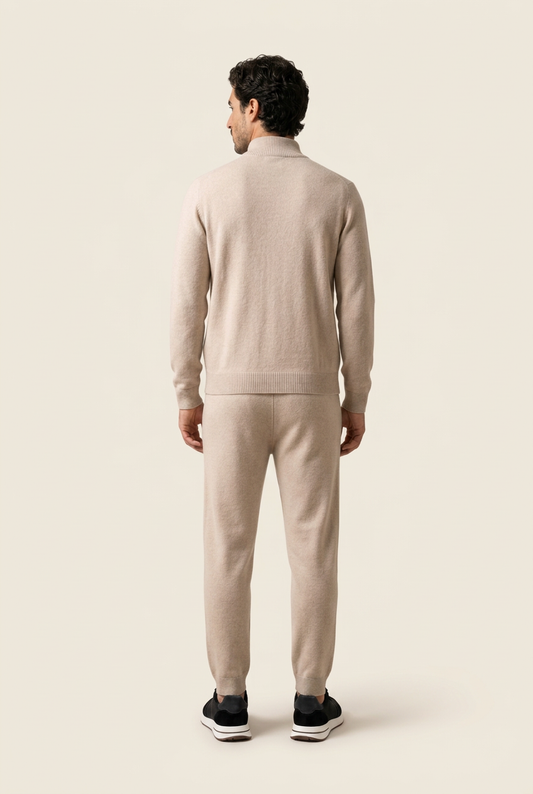 Bruno Conjunto Lana Merino Beige