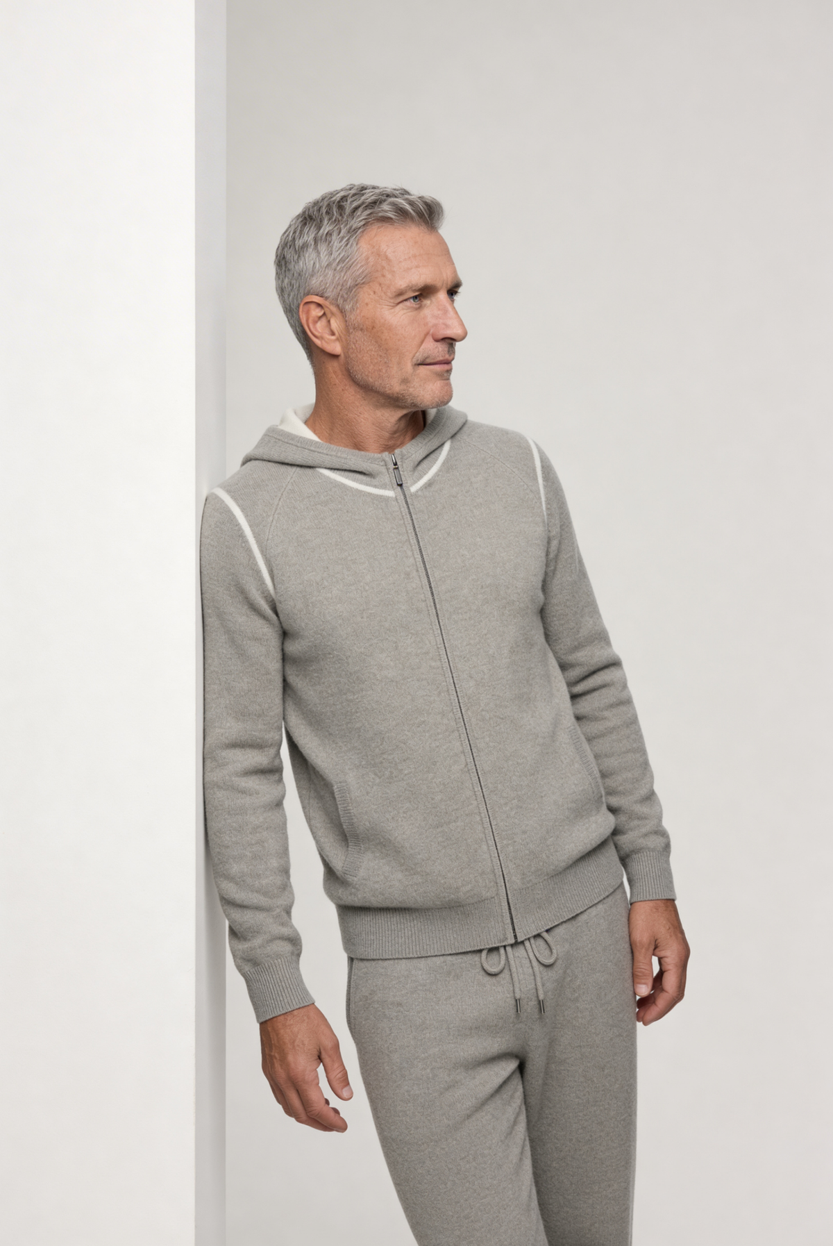 Marzio Dune Conjunto Cachemira Gris