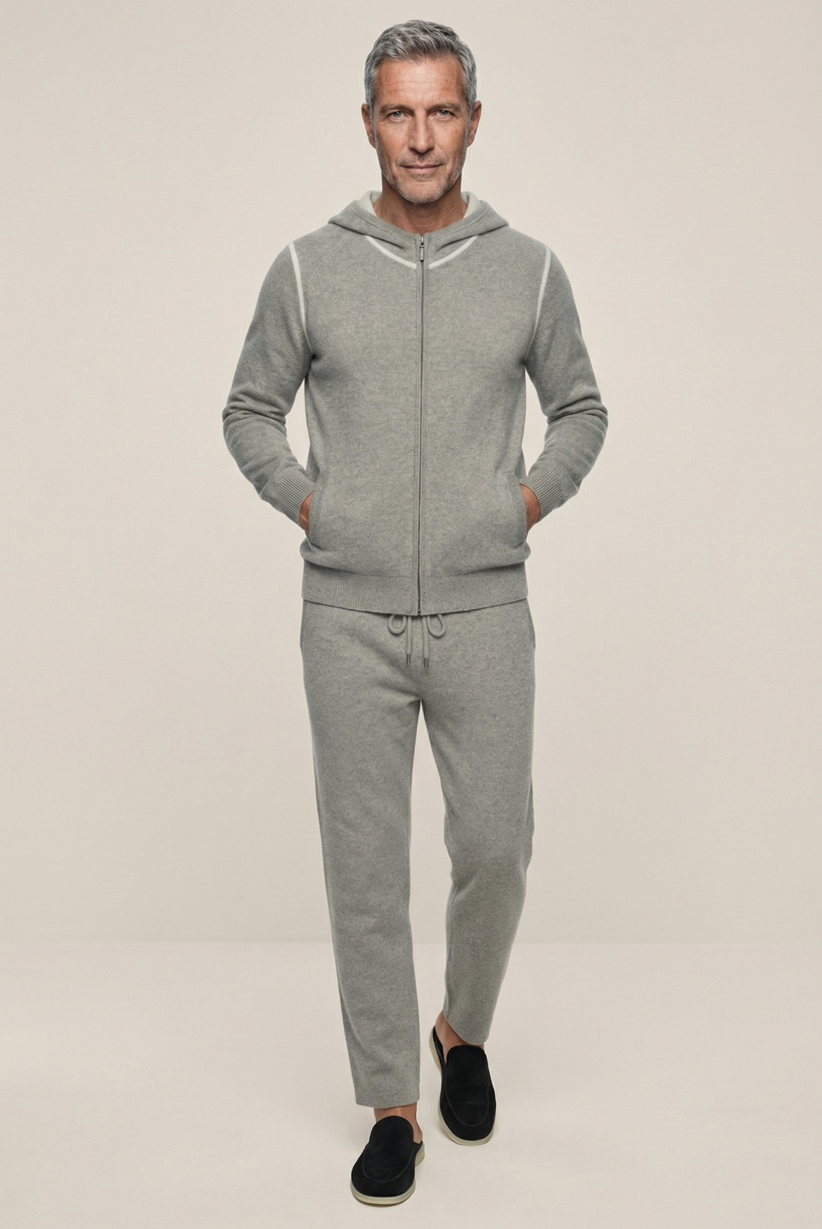 Marzio Dune Conjunto Cachemira Gris