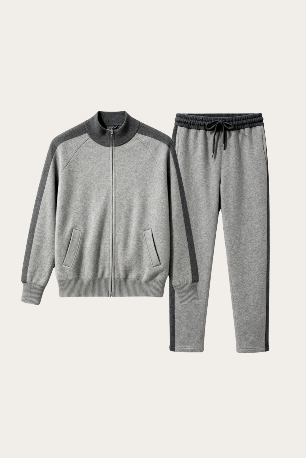 Marzio Conjunto Cachemira Gris