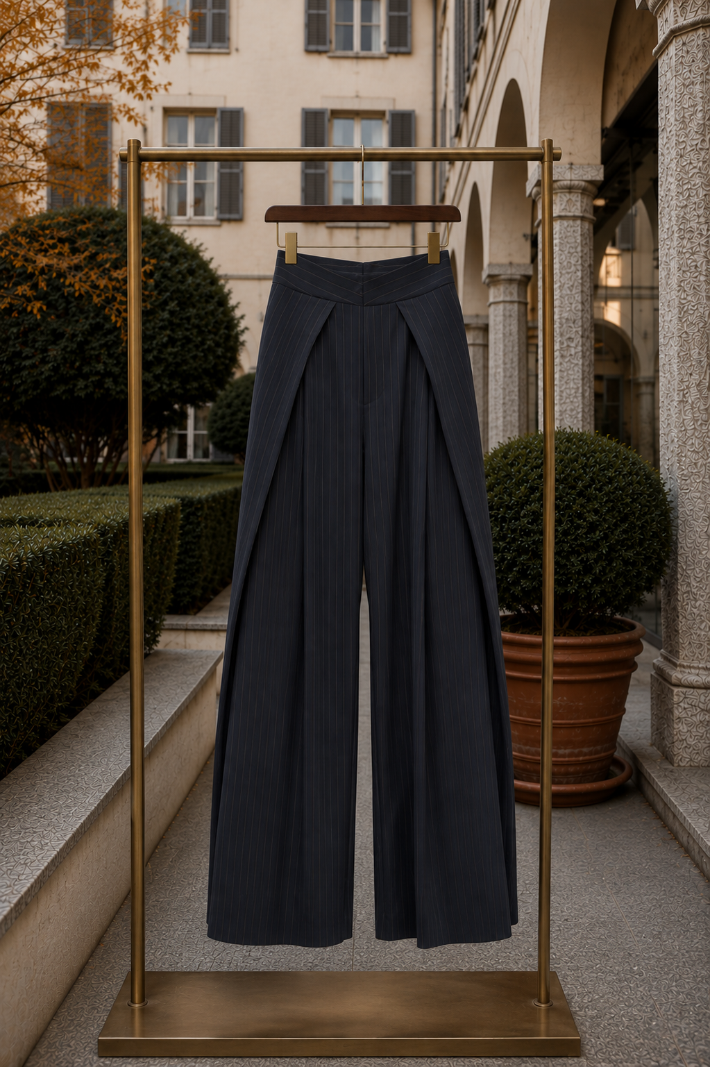 Pantalón Palazzo Gessato
