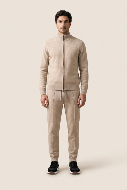 Bruno Conjunto Lana Merino Beige