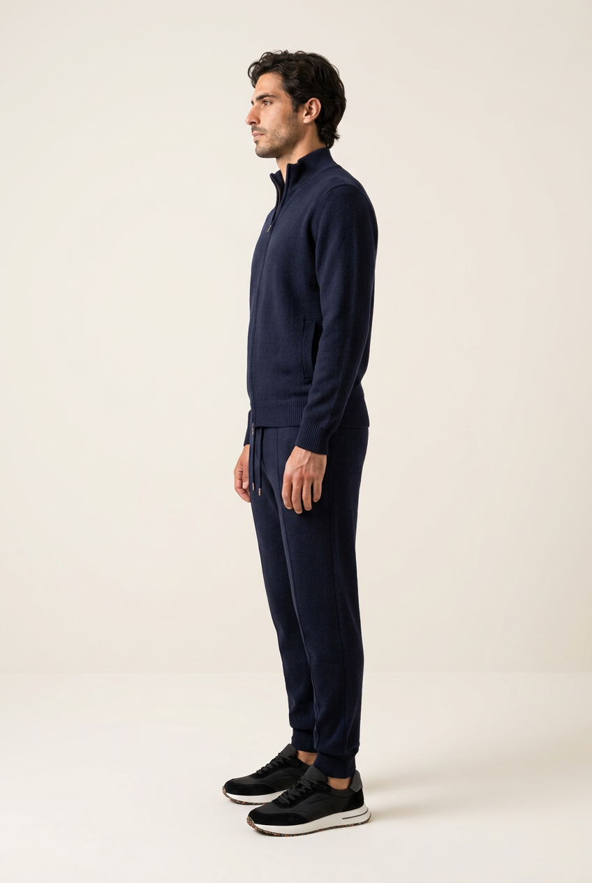 Bruno Conjunto Lana Merino Navy