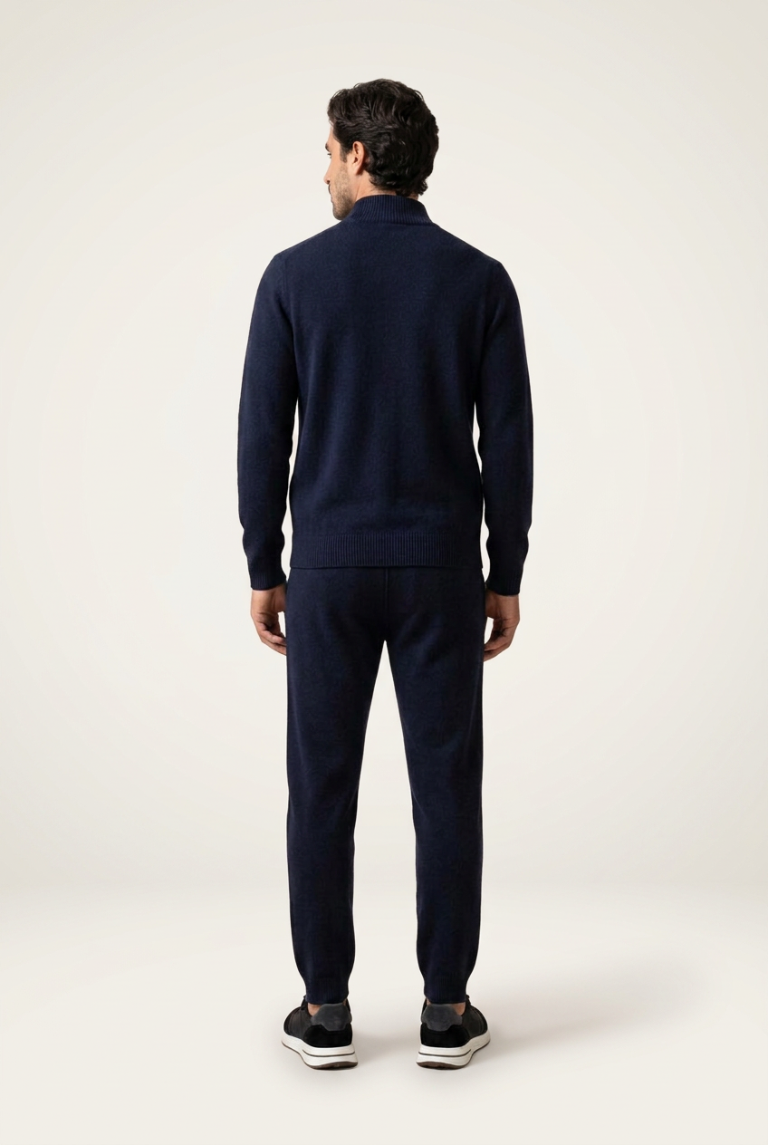 Bruno Conjunto Lana Merino Navy