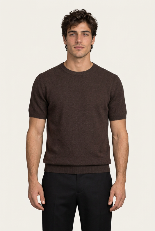 Enzo Camiseta Cachemira Cioccolato