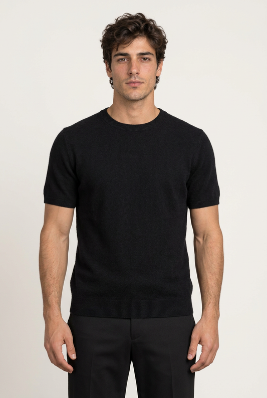 Enzo Camiseta Cachemira Nero