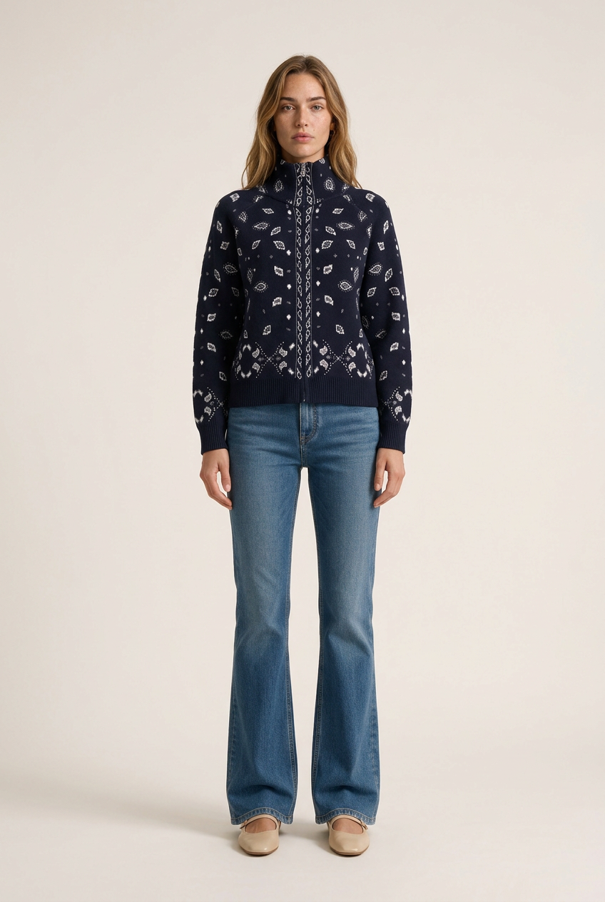 Amélie Cárdigan Navy