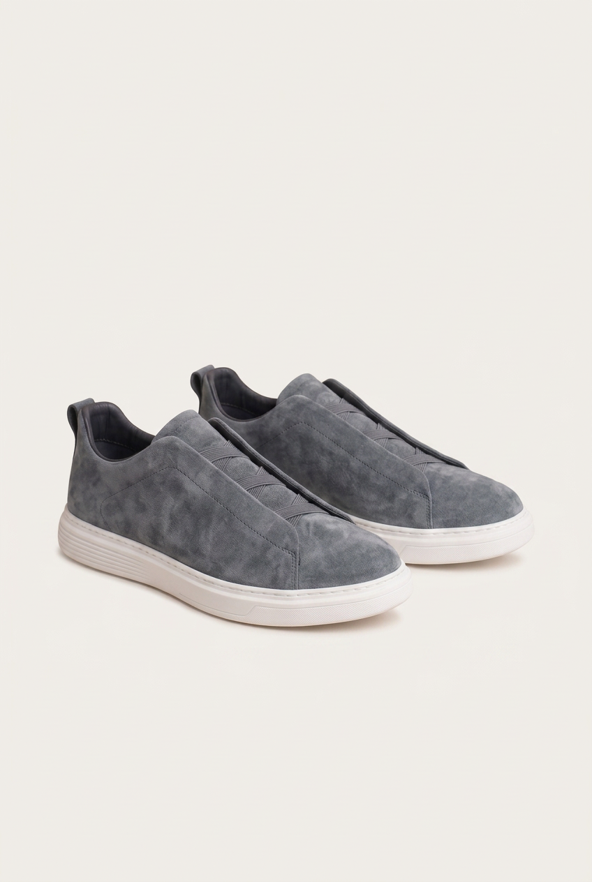 Vittorio Sneakers Gris Piel